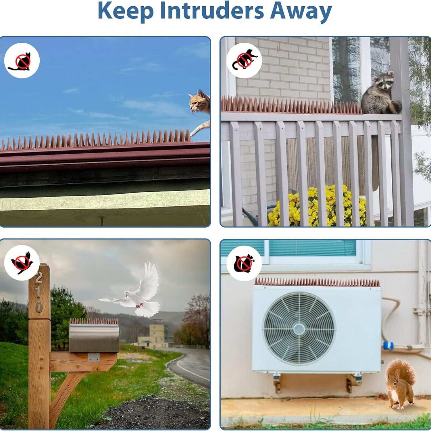 Anti-Climb Animal Spikes 20 Pack