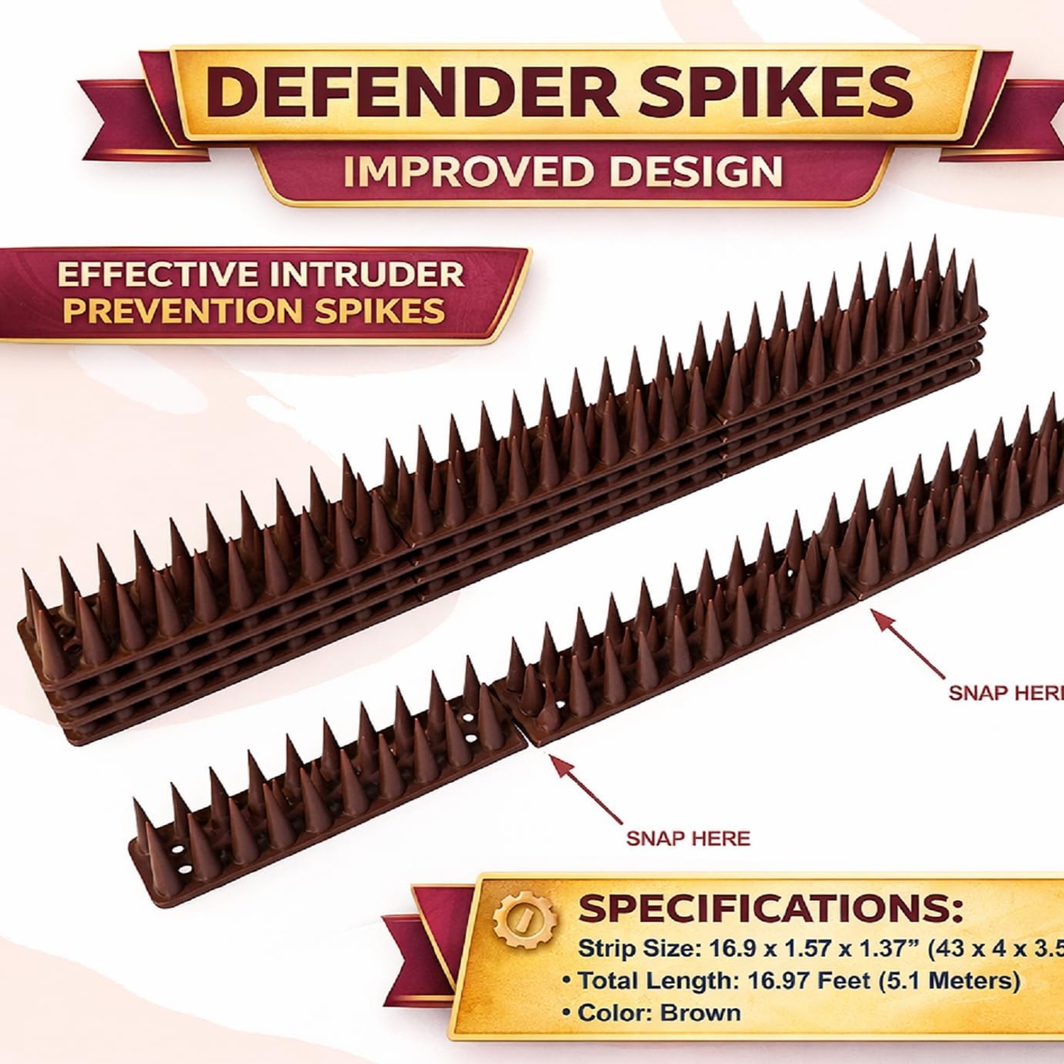 Cat and Rodent Anti-Climb Spikes 12 Pack