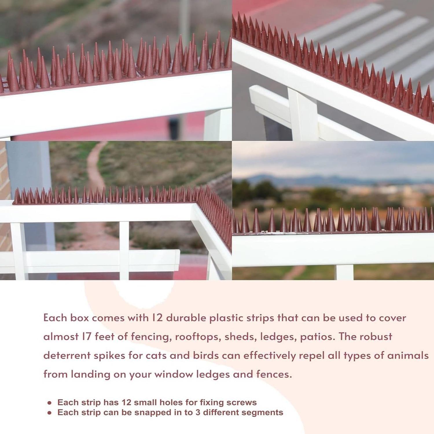 Cat and Rodent Anti-Climb Spikes 12 Pack: image 7