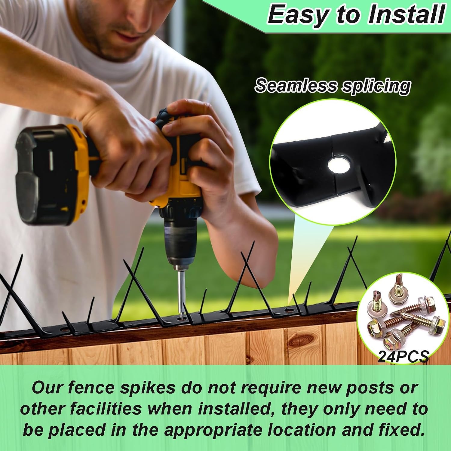 Heavy Duty Security Fence Spikes