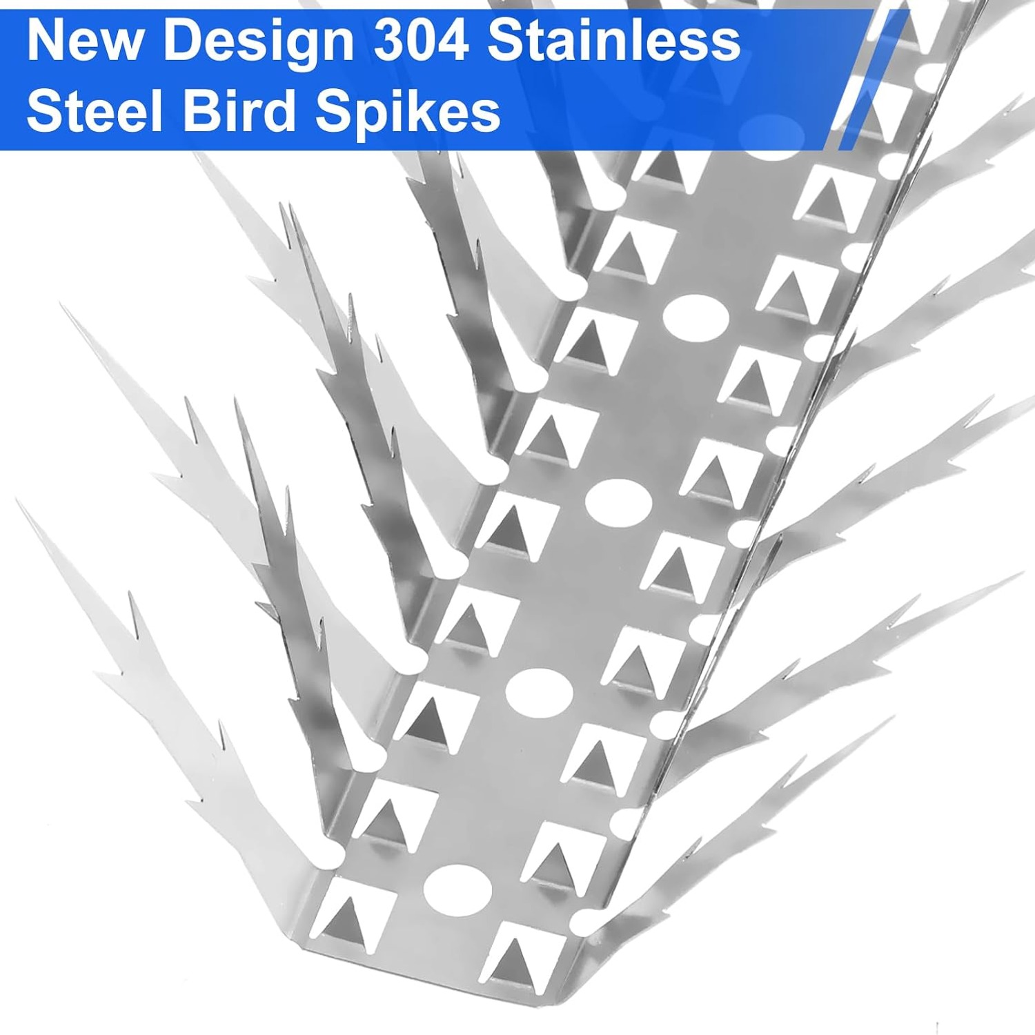 Bird Deterrent Spikes 10 ft Stainless Steel Strip Set: image 2