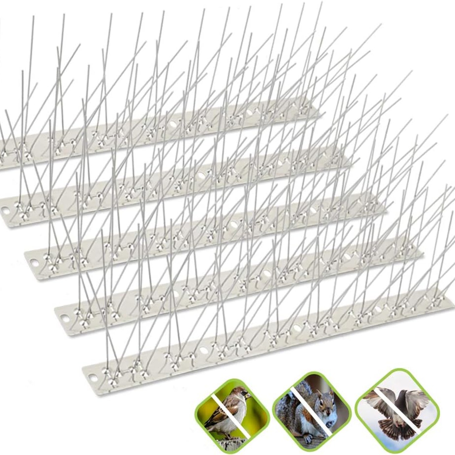 Stainless Steel Bird Spikes 60 ft Bulk Pack (56 Strips): image 7