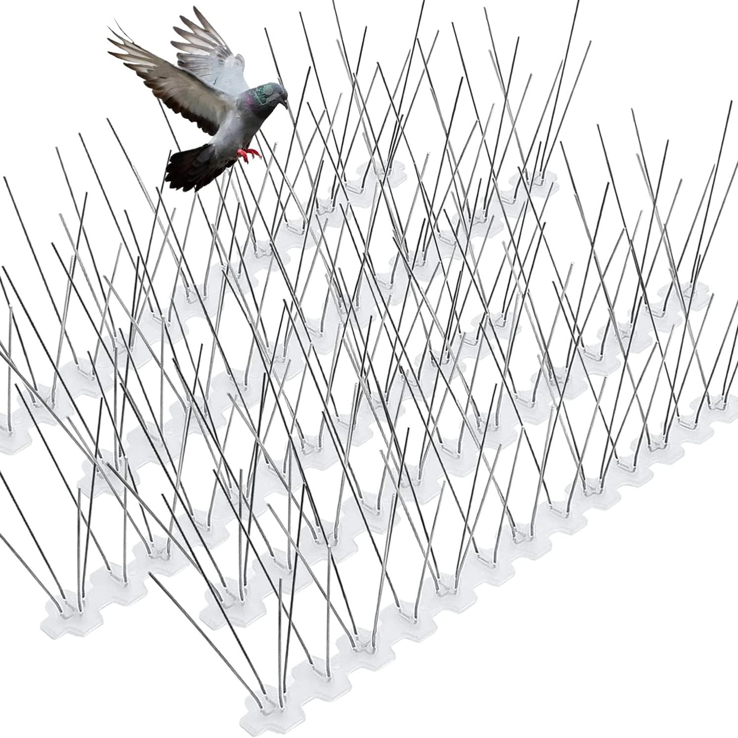 Stainless Steel Bird Spikes 60 ft Bulk Pack (56 Strips): image 9