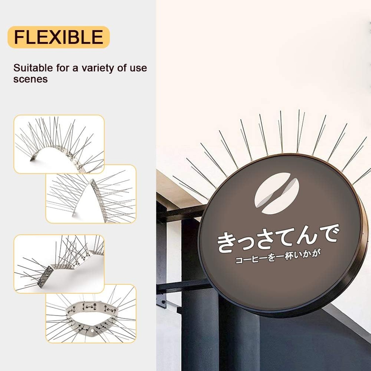 Bird Spikes Starter Kit (3 ft Coverage, 4 Stainless Steel Strips): image 9