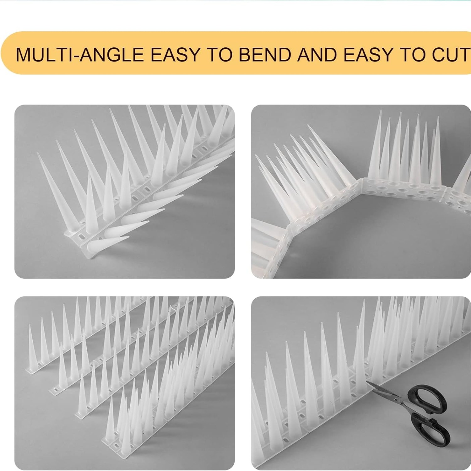 Extra Tall Plastic Bird Spikes 8 ft Pack: image 6