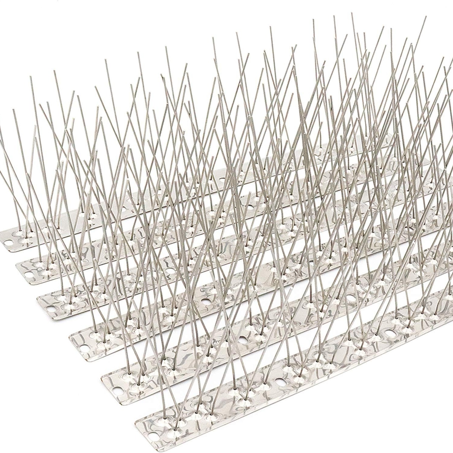 Stainless Steel Pigeon Spikes, 50 ft Coverage Kit (46 Strips): image 9