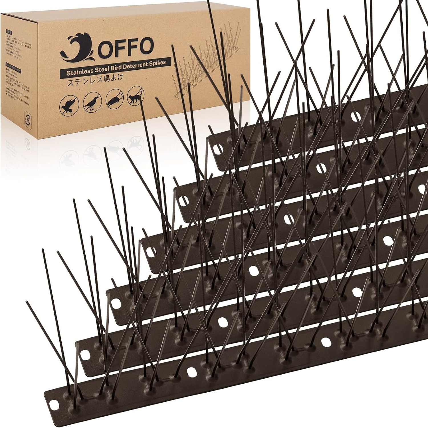 Pre-Assembled Stainless Steel Bird Spikes (10 ft): image 9