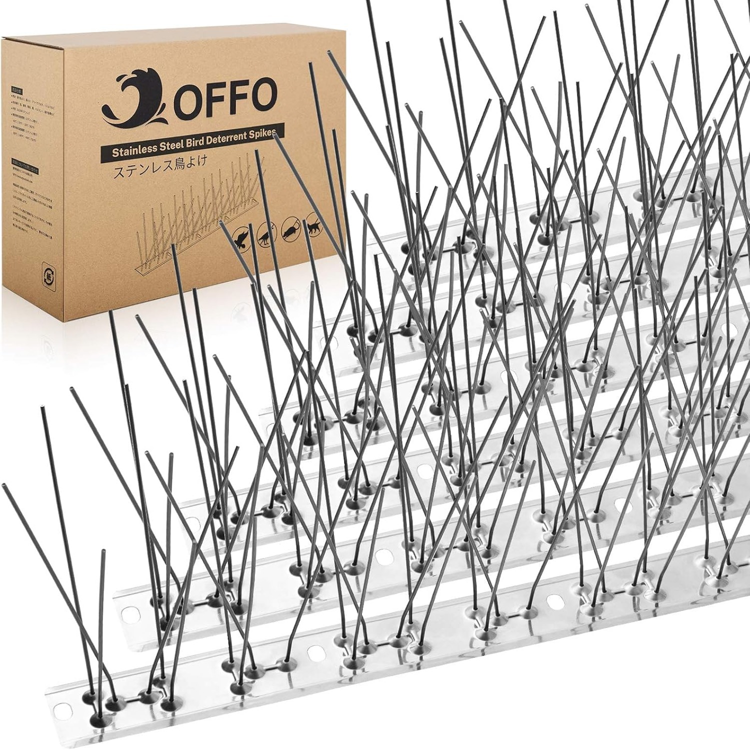 Pre-Assembled Stainless Steel Bird Spikes (10 ft): image 10