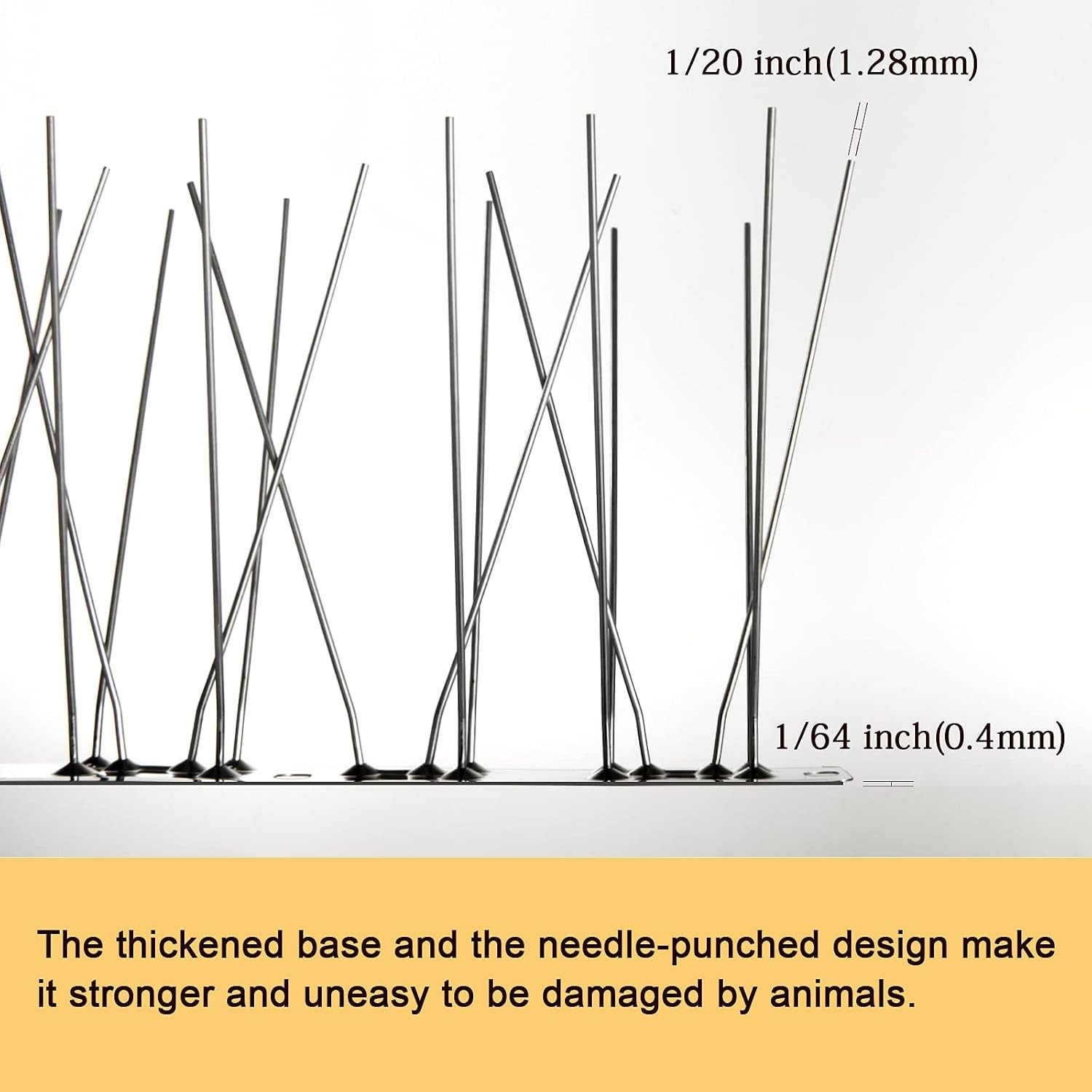 Stainless Steel Bird Spikes 10 ft Kit
