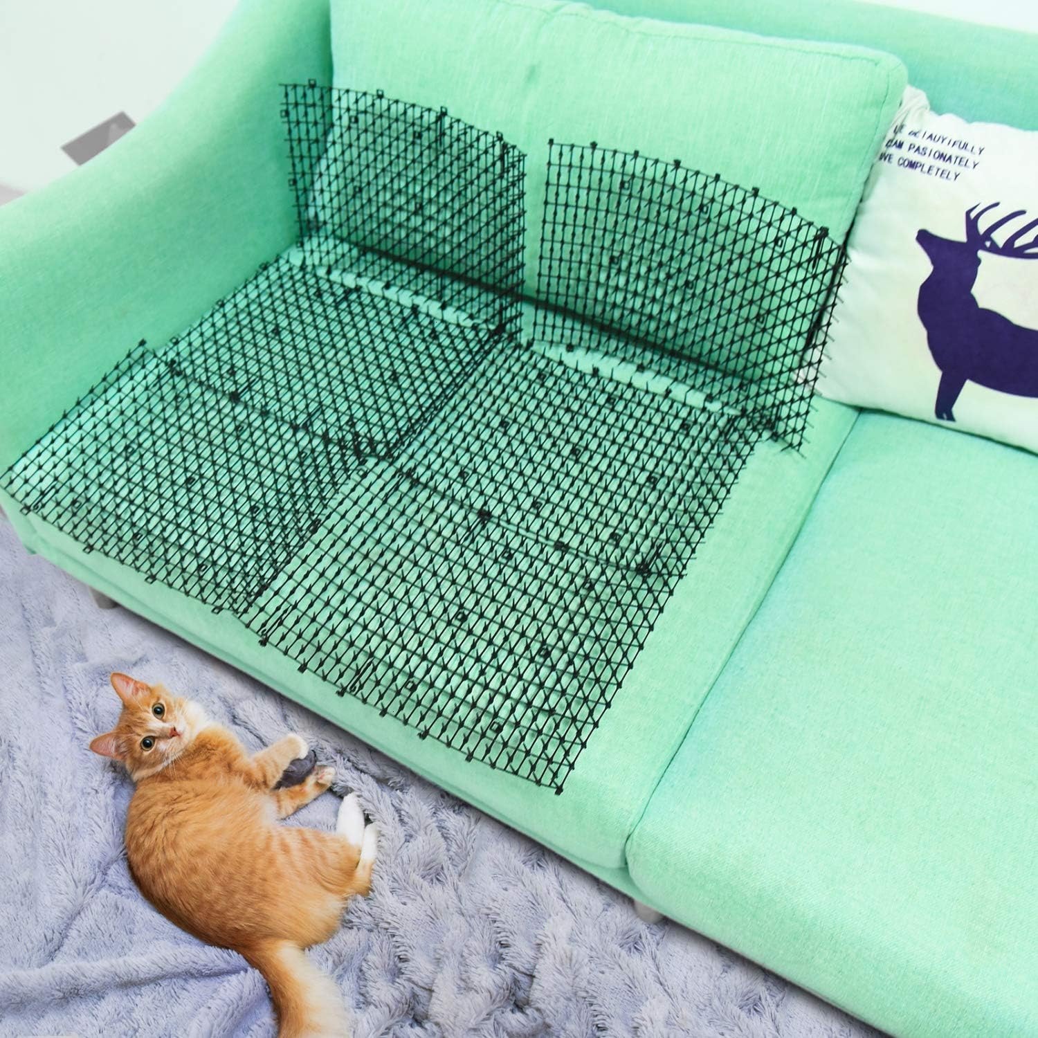 Cat Scat Mat 10 Pack with Flexible Plastic Spikes: image 7