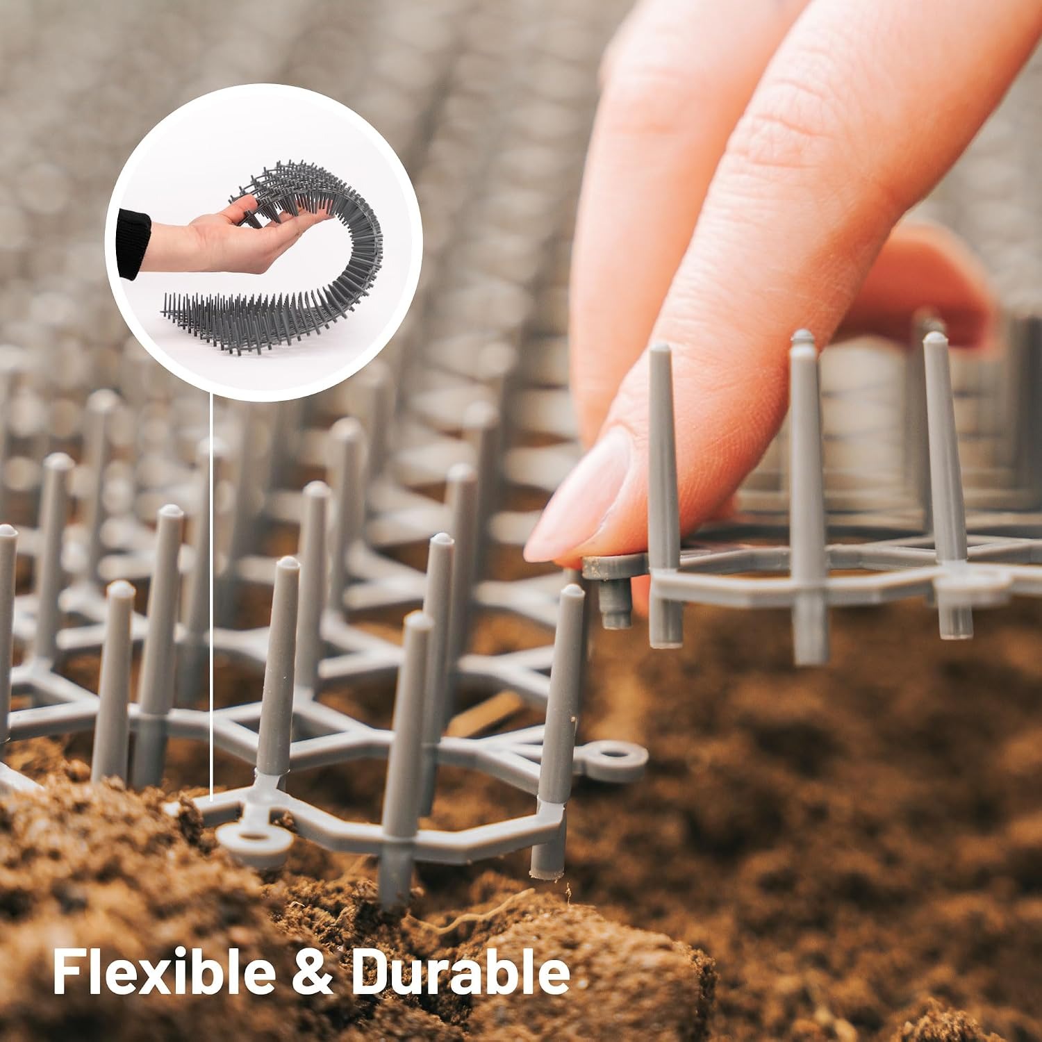 Extra Large Cat Scat Mat 10 Pack with Flexible Spikes: image 4