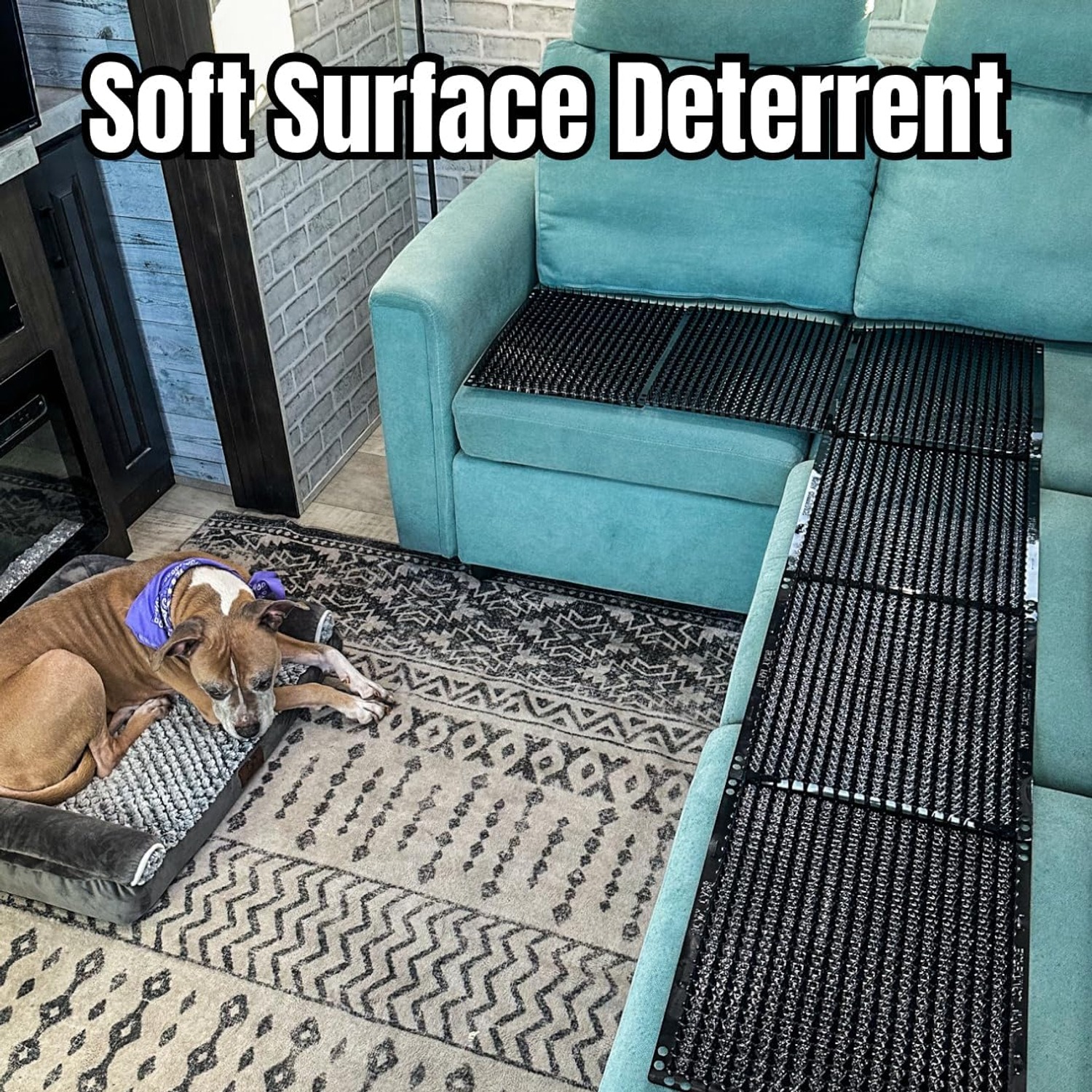 Scat Mats for Dogs and Cats 10 Pack with Connectors and Storage Box