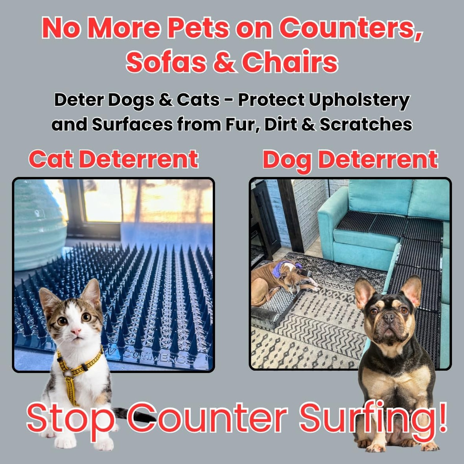 Scat Mats for Dogs and Cats 10 Pack with Connectors and Storage Box: image 8