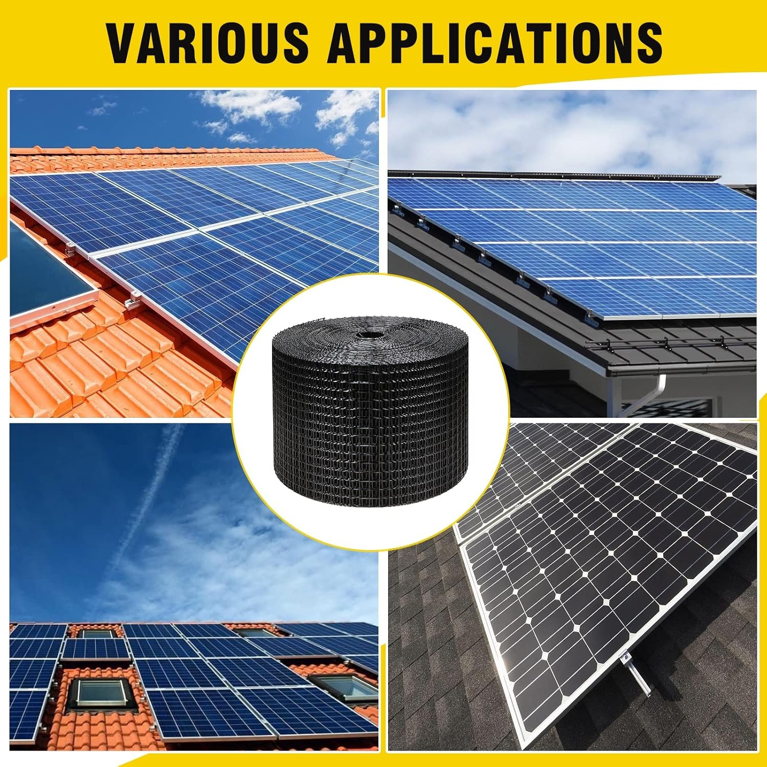 Solar Panel Bird Guard Mesh Roll 6 in x 100 ft: image 7